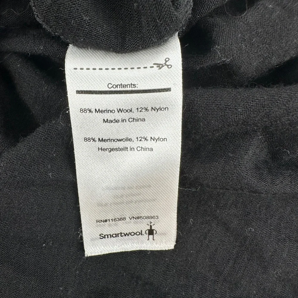 Smartwool Mens Merino 150 Base Layer Set Black Long Sleeve Top Leggings Small